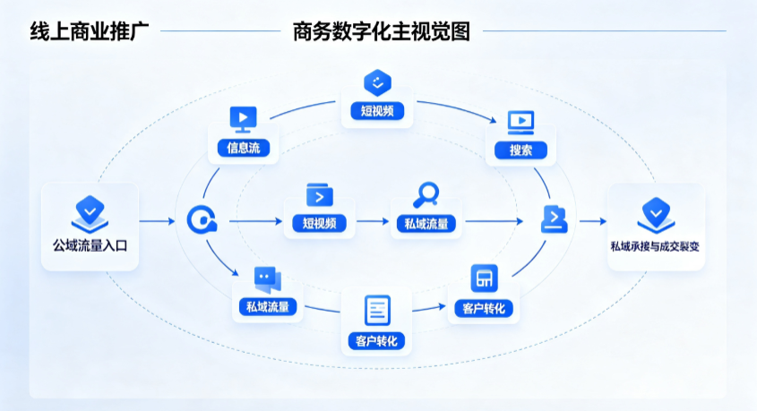 广宗县线上商业推广怎么做？全域流量闭环搭建与低成本转化实战指南
